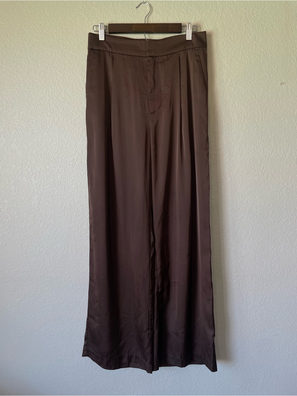 Abercrombie & Fitch Chocolate Brown Wide-Leg Women's Pants